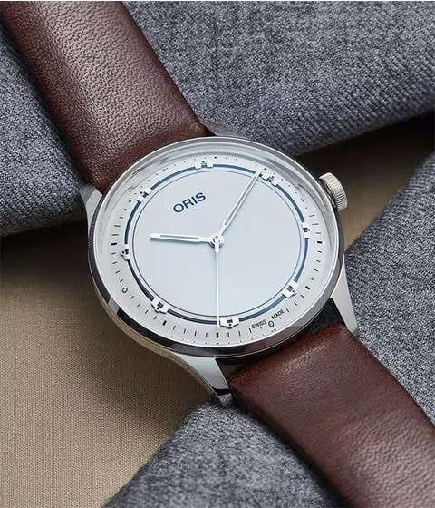 Oris Oris Artelier 01 733 7762 4081-Set , наручные мужские часы фото под углом